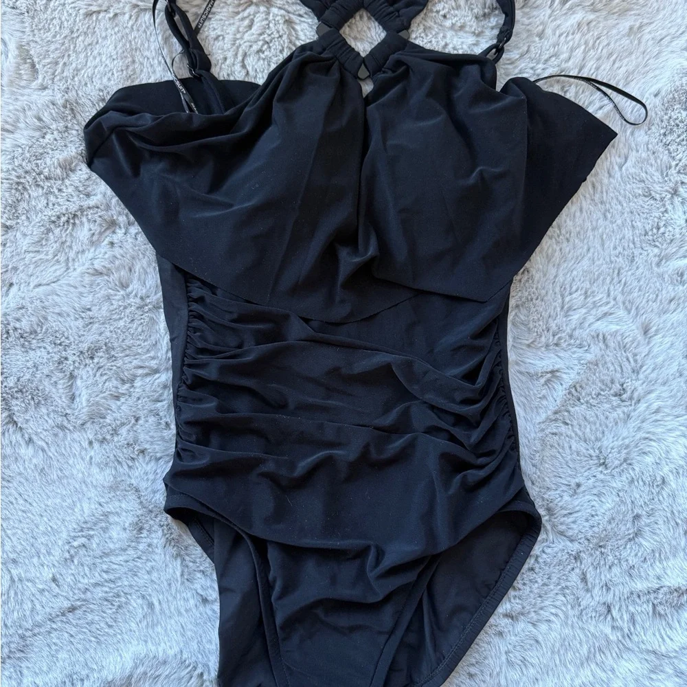 MAGICSUIT NWOT Halter Neck One-Piece Swimsuit SZ 8